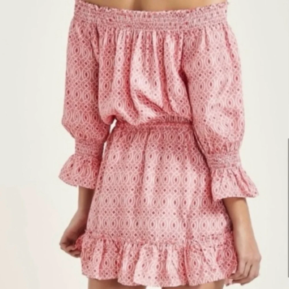 Paloma Blue - Calypso Dress - Pink Rose - Lynx Pattern - Size Small - NWT - Picture 3 of 16